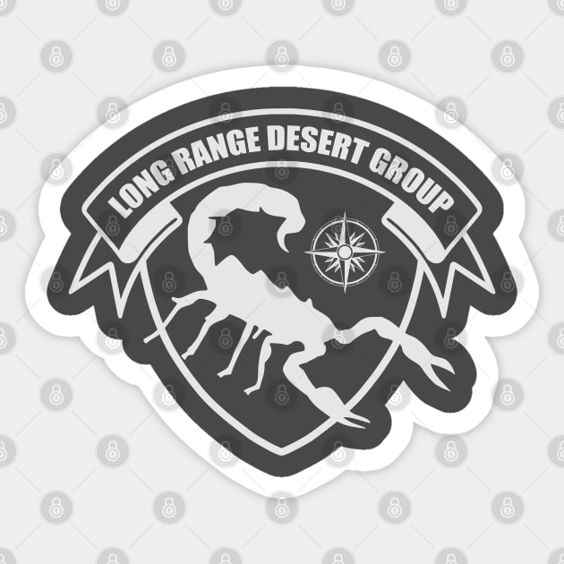 Long Range Desert Group - LRDG Sticker by TCP